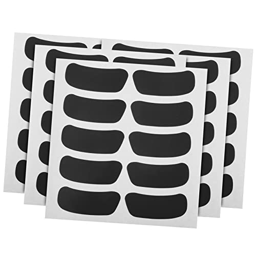 FRCOLOR 50blätter Atemaktive Augenstreifen Selbstklebende Fan Aufkleber Für Sportevents Für Baseball Fußball Und Mehr Schwarz von FRCOLOR