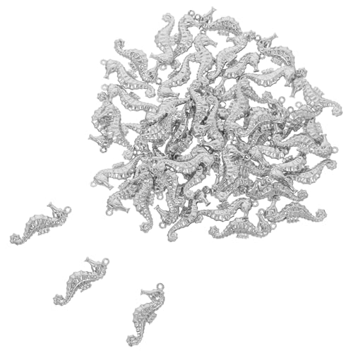 FRCOLOR 50 Stück Anhänger aus Edelstahl Langlebige Meeres-tier-charms für DIY Schmuckherstellung Geeignet für Halsketten Armbänder Strandpartys und Sommerliche Accessoires von FRCOLOR