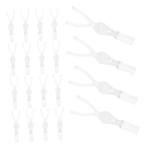 FRCOLOR Doppel-patch- -werkzeugset 50-teilig Y-stick Wimperntrenner Mascara-schild Wimpernapplikator-werkzeug Kamm Antihaftbeschichtet für Make-up von FRCOLOR