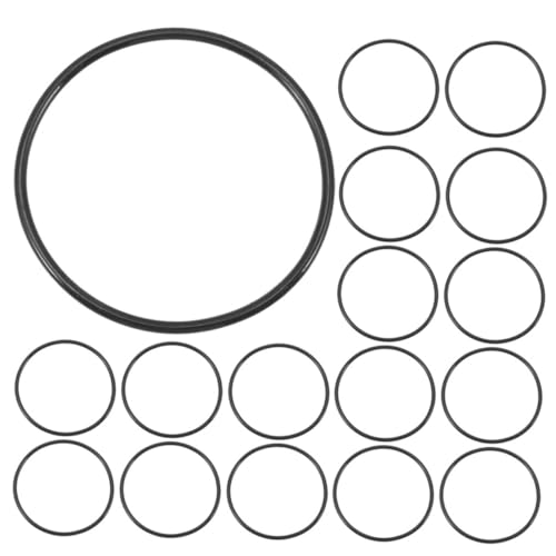 FRCOLOR 50 Stück Hautfreundliche Silikon Gelee Armbänder für Selbstgemacht Elastisches Armband für Erwachsene Schwarz Mehrfachverwendung Dekorative Armbänder von FRCOLOR