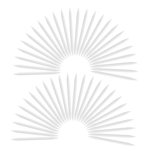 FRCOLOR 50stücke Eyeliner Pinselköpfe Ersatz Weiche Silikonspitzen Passend Für Diy Make-up Werkzeug Pinsel Ersatz Kopf Teil von FRCOLOR