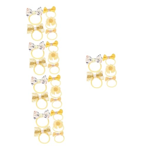 FRCOLOR 50 Stück Tüll Schmetterlings Scrunchie Haargummis Haar Accessoire Für Mädchen Elastische Haargummis Niedliche Haargummis Pferdeschwanzhalter Für Feines Haar Schleife von FRCOLOR