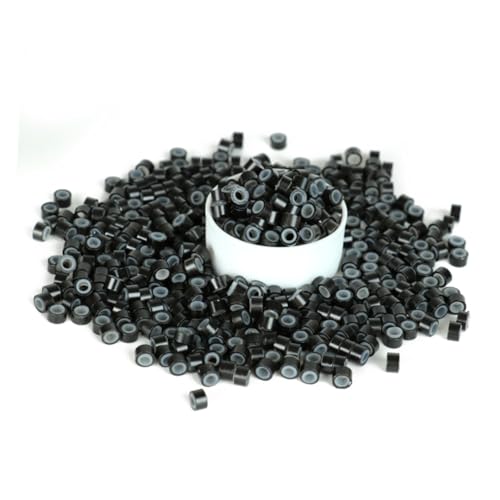 FRCOLOR 500 Stück Dreadlock-häkelnadel Haare Geflochten Ringe Zubehör Für Haarverlängerungen Micro Ring Perlen Mit Silikon Ausgekleidete Mikroperlen Mikroringe Verbinden Perlen Perücke von FRCOLOR