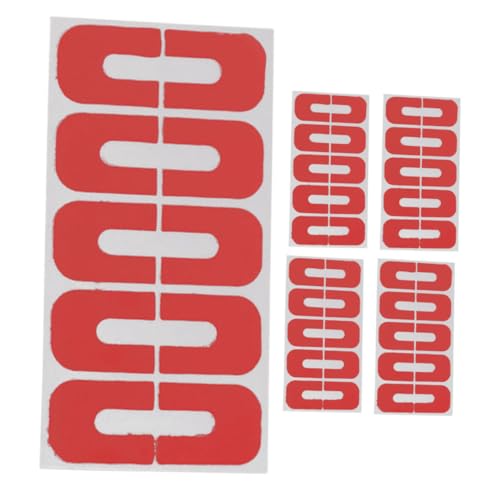 FRCOLOR 50stücke Nagellackschutz Aufkleber Für Zuhause Einmalige Wasserdichte Nagelpflege-sticker Vermeidung Von Farbklecksen Beim Maniküre-prozess von FRCOLOR