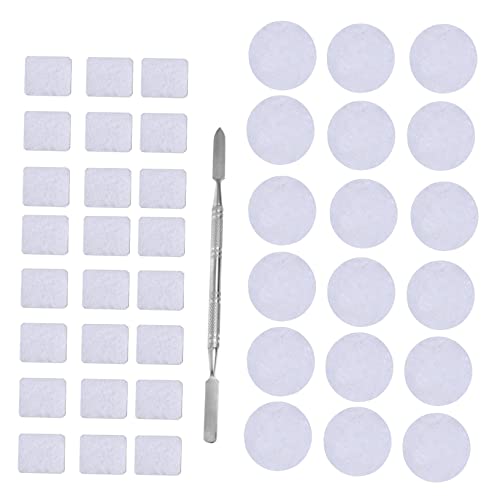 FRCOLOR 56 Stück Make Up Paletten Pins Kreis Aufkleber Runde Aufkleber Runder Magnet Magnetische Aufkleber Schließfach Leere Kosmetikpalette Magnete Maschine Quadratische von FRCOLOR