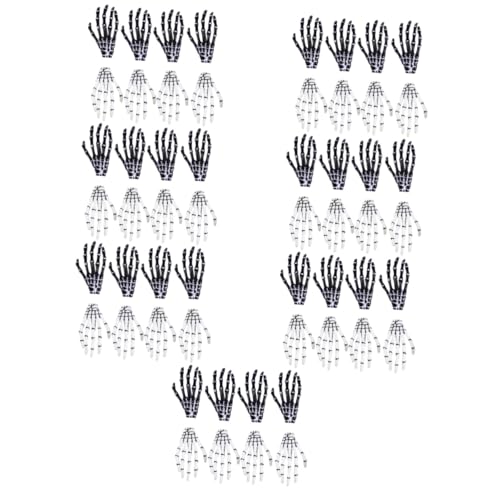 FRCOLOR 56stücke Halloween Hand Haarspangen Knochen Haarklammern Für Damen Haaraccessoires Für Halloween-partys Und Kostüme von FRCOLOR