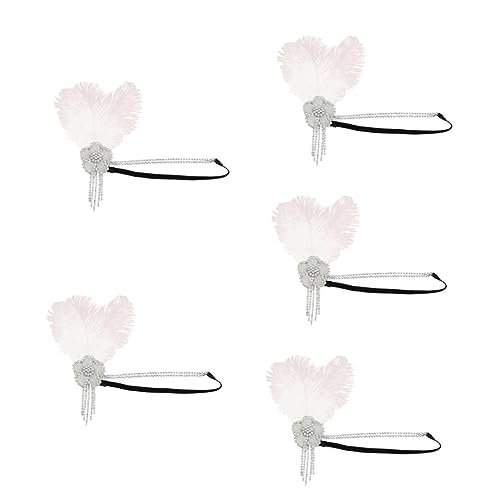 FRCOLOR 5stücke Flapper Stirnband Mit Und Quaste Kostümzubehör Für Für Themenpartys Und Hochzeiten Und Zu Tragen FRCOLOR 5stücke Flapper Stirnband Mit Und Quaste Kostümzubehör Für Für Themenpartys Und Hochzeiten Und Zu Tragen von FRCOLOR