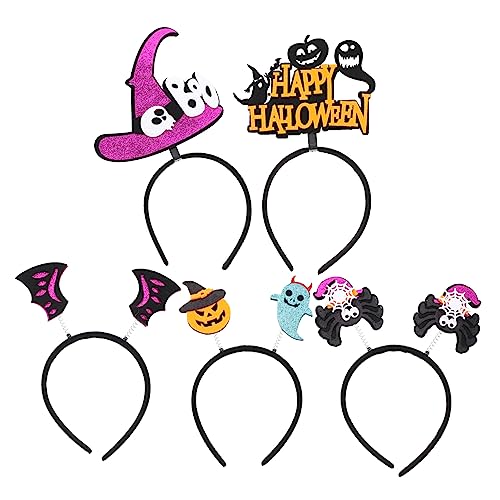 FRCOLOR 5stücke Halloween Haarschmuck Kreative Dekorative Kopfbedeckungen Für Partys Bühnenaufführungen Und Familienfotos Für Erwachsene von FRCOLOR