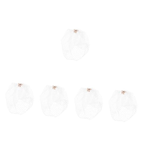 FRCOLOR 5St Hochzeits-Fascinator-Hut Tea-Party-Hüte Frauen-Fascinator-Stirnband wedding hair accessories brauthaatschmuck Fascinators für Frauen Teeparty Schleier-Stirnband Perle Weiß FRCOLOR 5St Hochzeits-Fascinator-Hut Tea-Party-Hüte Frauen-Fascinator-Stirnband wedding hair accessories brauthaatschmuck Fascinators für Frauen Teeparty Schleier-Stirnband Perle Weiß von FRCOLOR