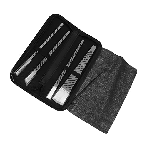 FRCOLOR 5St Pediküre-Messer-Set Maniküre-Kit Pflege Fingernagelknipser durchnässt Entfernung tot pediküre werkzeug callus remover Pediküre-Trimmer Gao Meng Stahl Black von FRCOLOR