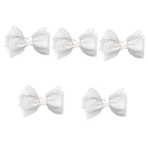 FRCOLOR 5St Stoff Schmetterling Haarspange Haarschleife aus Strass Haarschmuck aus Strass Frauen Haarschleife Haarspangen Haarklammer Haarnadel Haarschmuck für Frauen Haarschleifen Weiß FRCOLOR 5St Stoff Schmetterling Haarspange Haarschleife aus Strass Haarschmuck aus Strass Frauen Haarschleife Haarspangen Haarklammer Haarnadel Haarschmuck für Frauen Haarschleifen Weiß von FRCOLOR