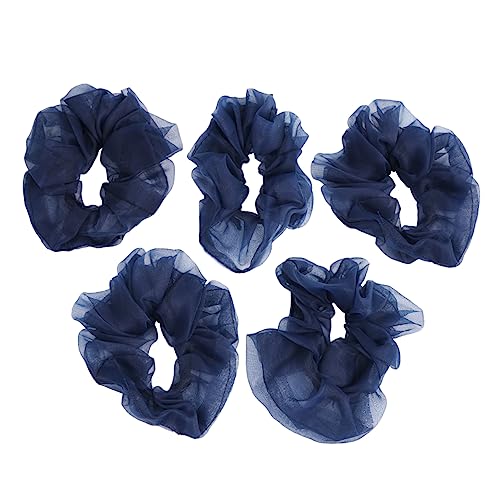 FRCOLOR 5St haarschmuck Haaraccessoires Pferdeschwanz-Haargummis flauschiger Scrunchie Stirnband Sommerschal Garn für Haargummis bindet Haare dicht Kopfbedeckung Gummiband Kugelkopf von FRCOLOR