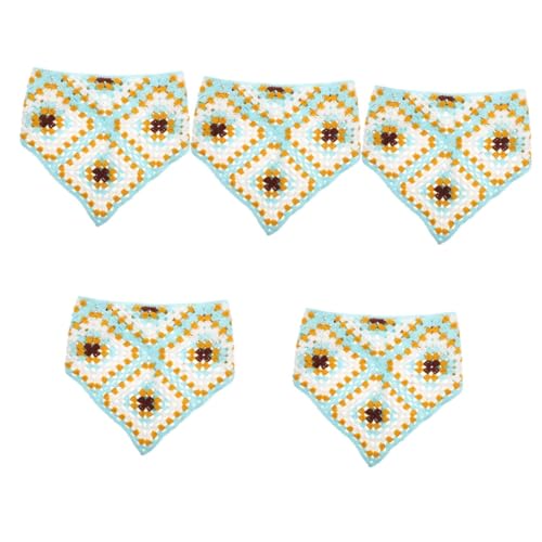 FRCOLOR 5st Dreieckiges Stirnband Stirnband-schal Geflochtene Haargummis Bandana-kopf Geflochtene Stirnbänder Make-up-stirnbänder Für Frauen Bandana Stirnband Farbige Haargummis Stoff von FRCOLOR