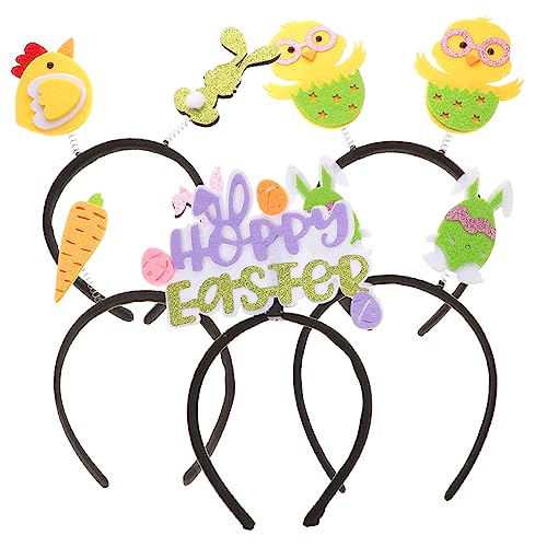 FRCOLOR -stirnband Für Mädchen Und Jungen 5 Stück Cartoon-stirnbänder Osterparty Haar-accessoires von FRCOLOR