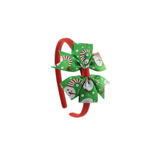FRCOLOR 5 Stück Weihnachts-haarreifen mit Schleife für Jungen und Mädchen Dekoratives Weihnachts-stirnband Leichtes Verformungsfreies Zubehör für Kinder von FRCOLOR