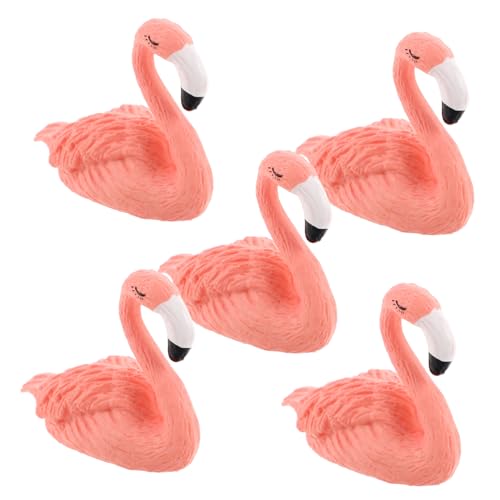 FRCOLOR 5stücke Flamingo-skulptur-nagel-übungsständer Harz-nagelhalter Für Falsche Nagelspitzen Zum Bemalen Und Üben Für Diy-nagelkunst Und Salon von FRCOLOR