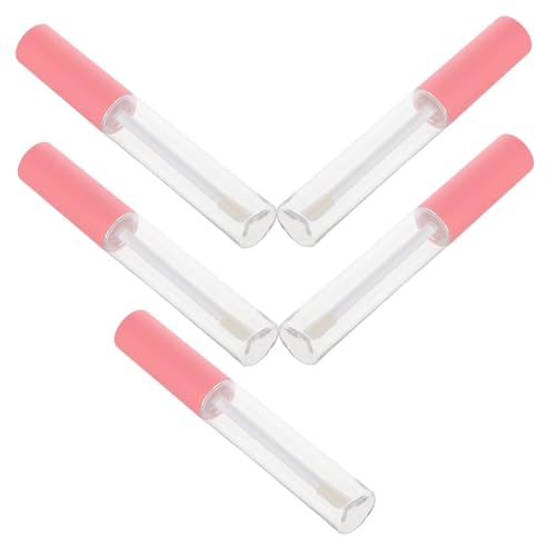 FRCOLOR 5stücke Leere Lip Gloss Röhrchen Mit Mini Behälter Für Lip Gloss Und Balm Tragbare Kosmetik Flaschen Für Zuhause Und Reisen von FRCOLOR