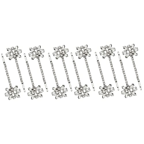 FRCOLOR 6 Paare Braut Strass Haarspange Haarschmuck Für Frauen Hochzeit 90er Schmuck Für Frauen Hochzeit Haarnadel Mond-haarspange 90er Haarschmuck Perle Zinklegierung Fräulein Haare Hoch von FRCOLOR