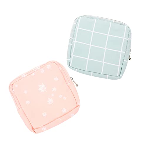 FRCOLOR 6 STK Geldbörse Slipeinlagenbeutel Dekorative Tasche Aus Der Zeit Tamponbeutel Pads Für Frauen Reißverschlusstasche Für Menstruationsbinden Outdoor- Maxi-Pads Baumwolle von FRCOLOR