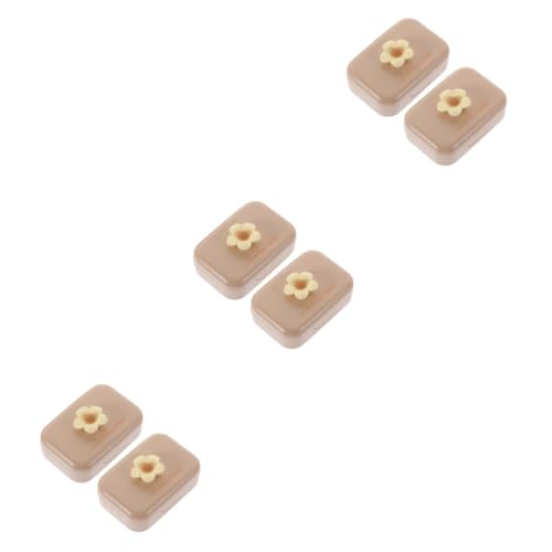 FRCOLOR 6 Sets Elegante Runde Linsenbehälter Kompakte Aufbewahrungsbox Für Reisen Und Aufbewahrung Auslaufsicherer Kosmetiklinsenbehälter Tragbarer Linsen-Organizer Für Frauen von FRCOLOR