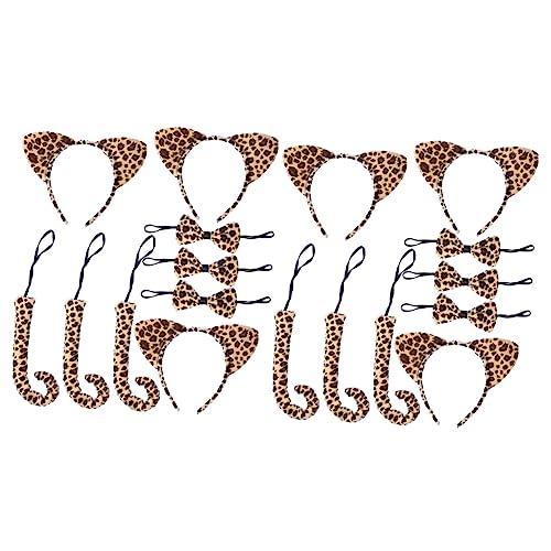 6 Sätze Cartoon Stirnband Set Geburtstags-tier-cosplay-kostüm Mädchenkleidung Stirnbänder Für Damenhaar Katze Cosplay Stirnband Damen Stirnbänder 3d Stoff Leistungsrequisiten Ohr von FRCOLOR