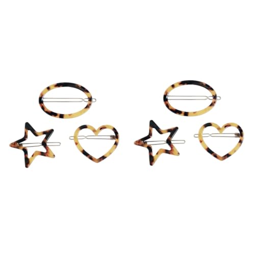 FRCOLOR 6 Stk Haar Klammern haarklammer set haarspangen set haarschmuck festlich Schleifenhaar Geschenkartikel zum Valentinstag Haarnadel Knall-Clip Mädchen Seitenclip Fräulein von FRCOLOR