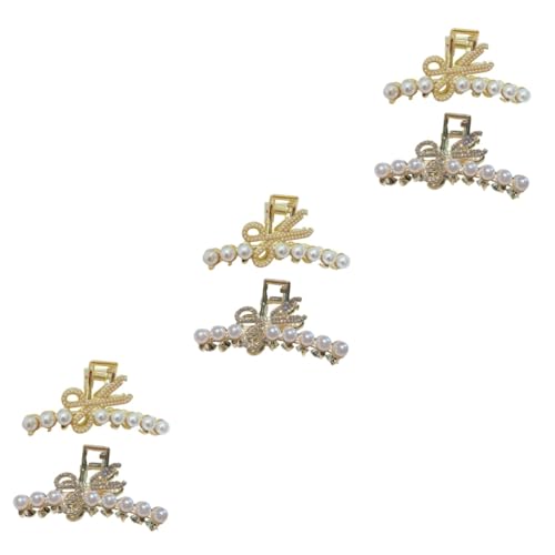 FRCOLOR 6 Stk Haarnadel elegante Haarspangen Kopfbedeckungen für Damen haarschmuck Haar Klammern Haarklammern Perlen-Haarspangen Haar-Kopfschmuck Modische Haarspange Fischschwanz Hai-Clip von FRCOLOR