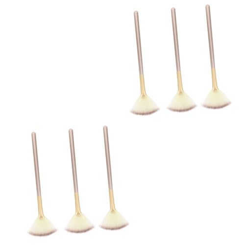 FRCOLOR 6 Stk Schminkpinsel Fächerpinsel Make-up-Pinsel für Gesicht Kosmetikpinsel-Set werkzeug das Gesicht malen Concealer Pinsel Konturpinsel Wellpappe aus Seiden-Nylon-Wolle von FRCOLOR