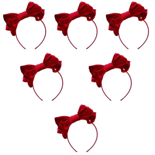 FRCOLOR 6 Stk Stirnband Festival-Kopfschmuck Haarspangen für Kinder weihnachtsdeko Haarbänder Party-Kopfschmuck Haarnadel für die Dekoration Cosplay schmücken Schal Kopfbedeckung Frau von FRCOLOR