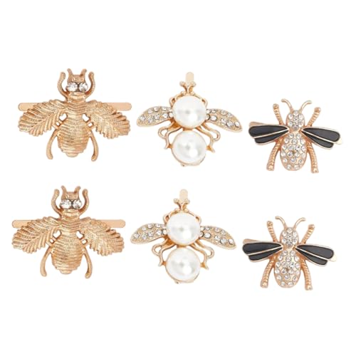 FRCOLOR 6 Stück Abnehmbare Schuhverzierungen für Damen Glitzernde Accessoires mit Perlen und Strass für Partys und Besondere Anlässe von FRCOLOR