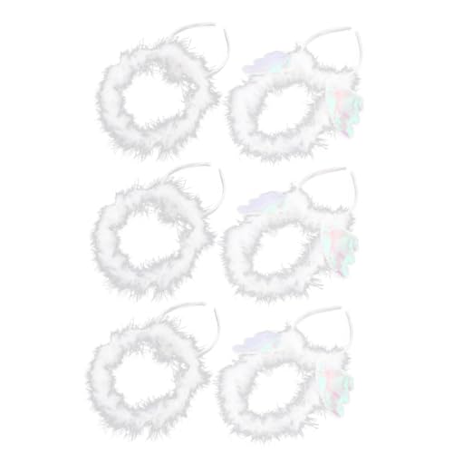 FRCOLOR Einzigartige Engelkostüm-requisiten – 6 Engel Perfekt Für Verkleidungs- Und Auftrittspartys von FRCOLOR