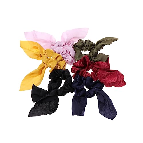 FRCOLOR 6 Stück Haarseil Haarnadeln Haarvolumen Clip Haar Styling Zubehör Haarteil Clips Stoffquaste Haarring Geknoteter Haarring Haar Edelstein Stempel Haarperlen Stoffring von FRCOLOR