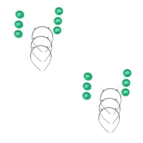 FRCOLOR 6 Stk Blase Haargummis Außerirdisches Haarband Roboter-stirnband Flauschige Luftblasen-haarspange Weihnachtsdekoration Rave-stirnband Stirnbänder Für Antennen Ball Fräulein Ohr von FRCOLOR