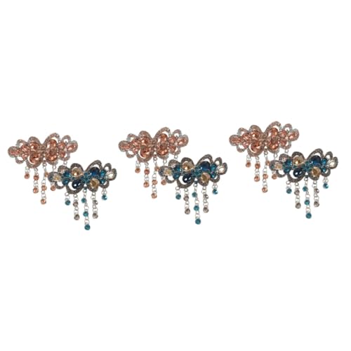 FRCOLOR 6 Stück Strass Quasten Haarspange Quasten Haarspangen Frühlings Haarspangen Juwelenbesetzte Haarspangen Damen Haar Accessoires Haarspangen Für Mädchen Quasten Haarnadel FRCOLOR 6 Stück Strass Quasten Haarspange Quasten Haarspangen Frühlings Haarspangen Juwelenbesetzte Haarspangen Damen Haar Accessoires Haarspangen Für Mädchen Quasten Haarnadel von FRCOLOR