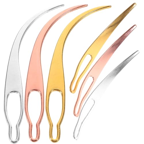 FRCOLOR 6 Stück Teiliges Dreadlock häkelnadel Poliertem Vielseitiges Interlocking Haarverriegelungswerkzeug für Effizientes Flechten und Individuelles Styling von Dreadlocks und von FRCOLOR