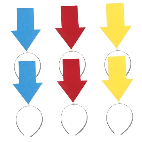 FRCOLOR 6stücke Lustiges Stirnband Für Damen Haar-accessoire Mit Spitzen-design Für Partys Cosplay Und Foto-requisiten Leichtes Material Für Komfort von FRCOLOR