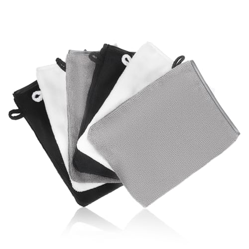 FRCOLOR 6 Stück Teiliges Peeling handschuhe aus Superfiner Mikrofaser Sanftes Körperpeeling Waschhandschuhe für Damen Hautfreundlich Abgestorbene Hautzellen Entfernen mit Aufhängeöse von FRCOLOR