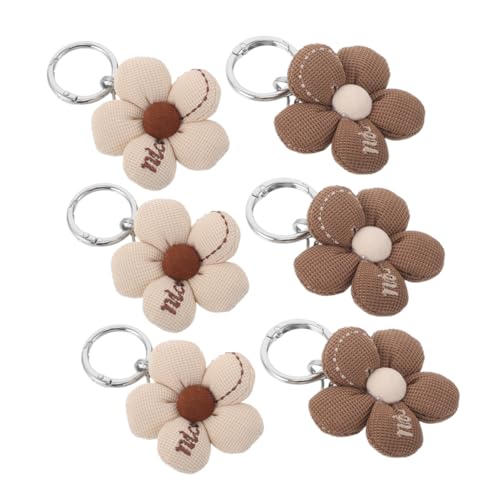 FRCOLOR 6stücke Teiliger Hutclip Mit Blumen-design Für Reisen Hutträger Mit Hutband Für Kappen Schlüssel Und Zubehör Reisen-halter Für Taschen Und Handtaschen von FRCOLOR