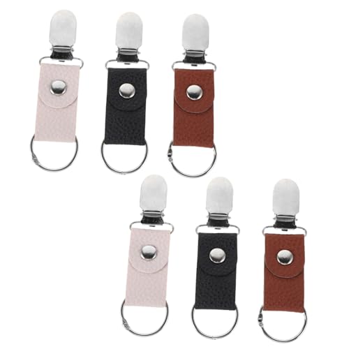 FRCOLOR 6stücke Reisehutclip Aus Pu- Winddichter Hutclip Für Outdoor-aktivitäten Multifunktionaler Clip Für Taschen Rucksäcke Und Gepäck Tragbarer Begleiter Für Wandern Camping Und von FRCOLOR