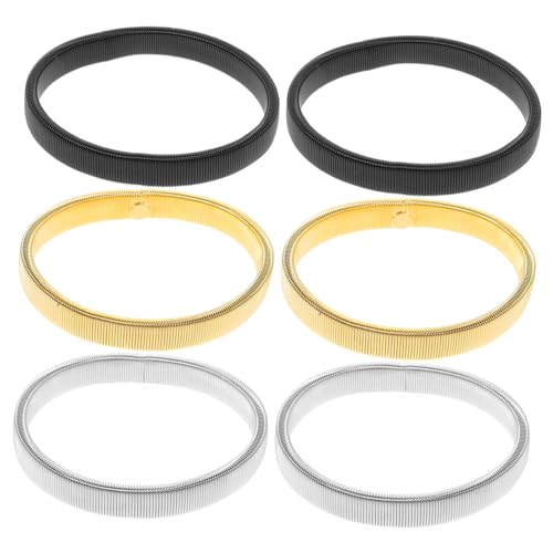 FRCOLOR 6 Stücke Metall Frühling Armband Band Mans Hemd Manschette Strumpfbänder Halter Arm Hülse Verstellbaren Trägern Stahl Draht von FRCOLOR