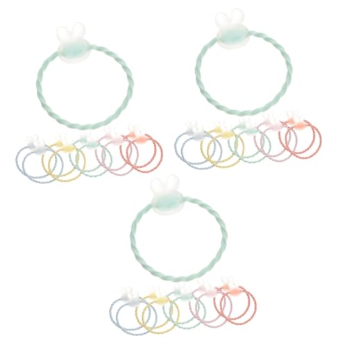 FRCOLOR 60 Stk Haargummis Zum Duschen Scrunchie-haargummis Elastischer Pferdeschwanzhalter Stretch-haargummi Kopfschmuck Für Mädchen Süße Pferdeschwanzhalter Armband Weben Fräulein von FRCOLOR