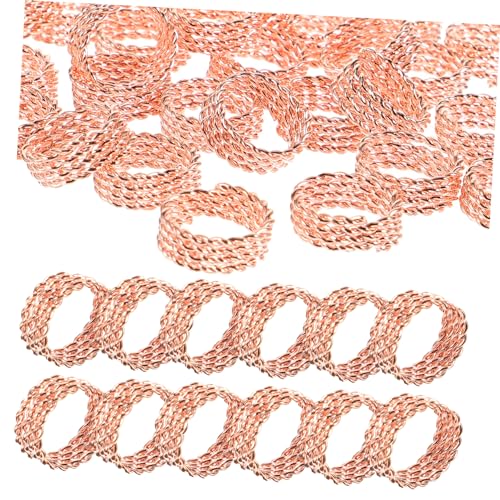 FRCOLOR 60 Stück Haarmanschetten Haarspulen Flechten Haare Dreadlocks Flechten Haar Zopf Manschette Dutt Manschette Haarschmuck Für Mädchen Haarschmuck Für Frauen Zöpfe Haar Zopf Ringe von FRCOLOR
