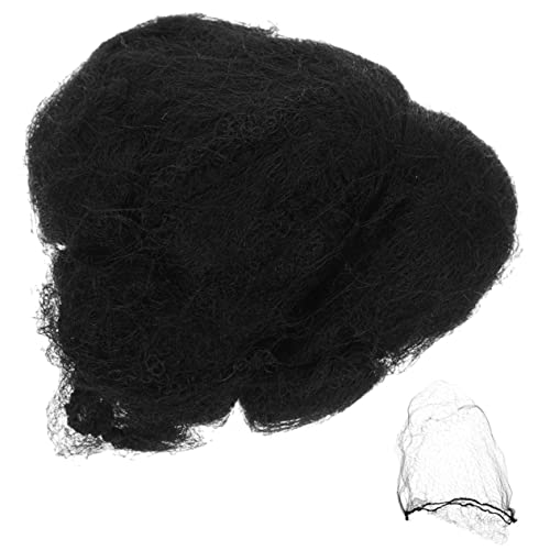 FRCOLOR 60st Unsichtbares Haarnetz Geflochtene Haargummis Haarknoten Aus Mesh-stoff Frauen Haarnetz Haarknotennetz Haarknotenhersteller Häkelnadel Für Haare Haarnetz Für Tänzer Nylon Black von FRCOLOR