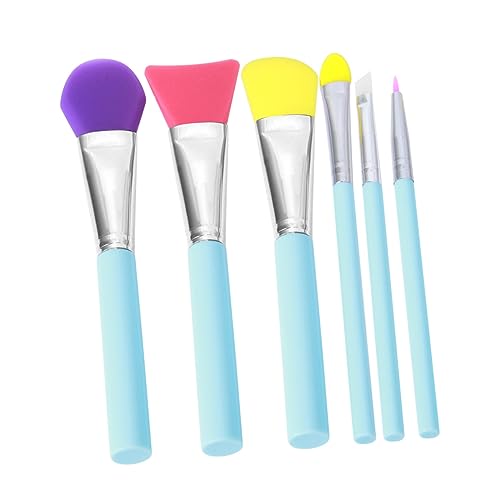 FRCOLOR 6St für Maskenbürste aus Silikon kosmetikpinsel makeup brushes skin care werkzeug Make-up-Maskenpinsel Gesichtsmaskenpinsel tragbar Lidschatten Pinsel von FRCOLOR