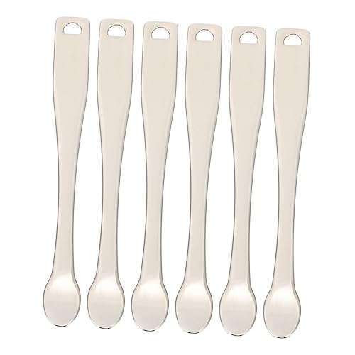 FRCOLOR 6stücke Gesicht Creme Löffel Kosmetik Spatel Für Creme Maske Anwendung Werkzeug Integriertem Design Leicht Zu Reinigen Transportieren von FRCOLOR