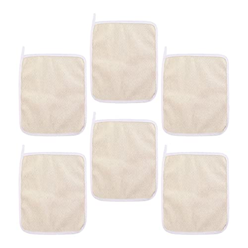 FRCOLOR 6St Körperschlamm-Peeling-Handtuch exfoliating towel callus remover hautrein badetuch Lidschattenpinsel Peelingband für den Rücken reise badetücher Rücken reibende Handtücher Nylon von FRCOLOR
