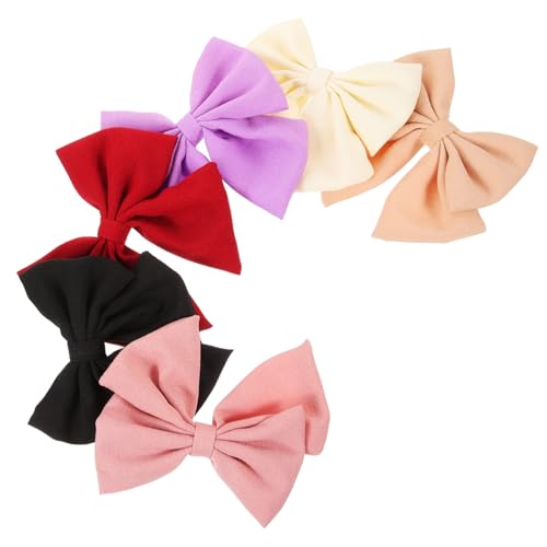 FRCOLOR 6stücke Schleifenspangen Kleine Schleifen Für Mädchen Haarspangen Für Haarschmuck Haarstyling-tools Party-haar-accessoires von FRCOLOR