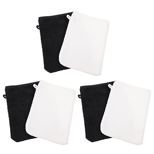 FRCOLOR 6er-pack Sanfte Gesichtshandschuhe Weiche Make-up-handschuhe 3 Weiße Gesichtsreinigungshandschuhe Für Damen Und Herren von FRCOLOR
