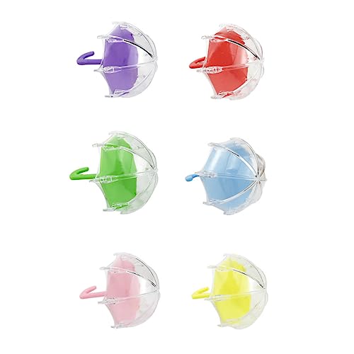 FRCOLOR 6stücke Regenschirm-design Falsche Wimpern Aufbewahrungsboxen Kreative Organizer Für Wimpern Für Oder Täglichen Gebrauch Bunten Farben von FRCOLOR