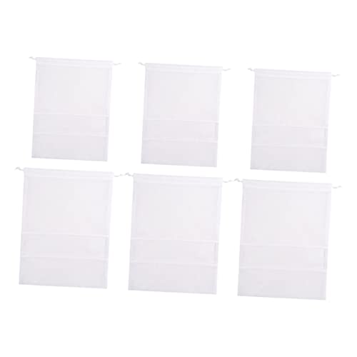 FRCOLOR 6stücke Schuhbeutel Mit Kordelzug Für Damen Und Herrenschuhe Transparente Fenster Wiederverwendbare Aufbewahrungstaschen Für Reisen Und Tägliche Organisation Von Schuhen Und von FRCOLOR